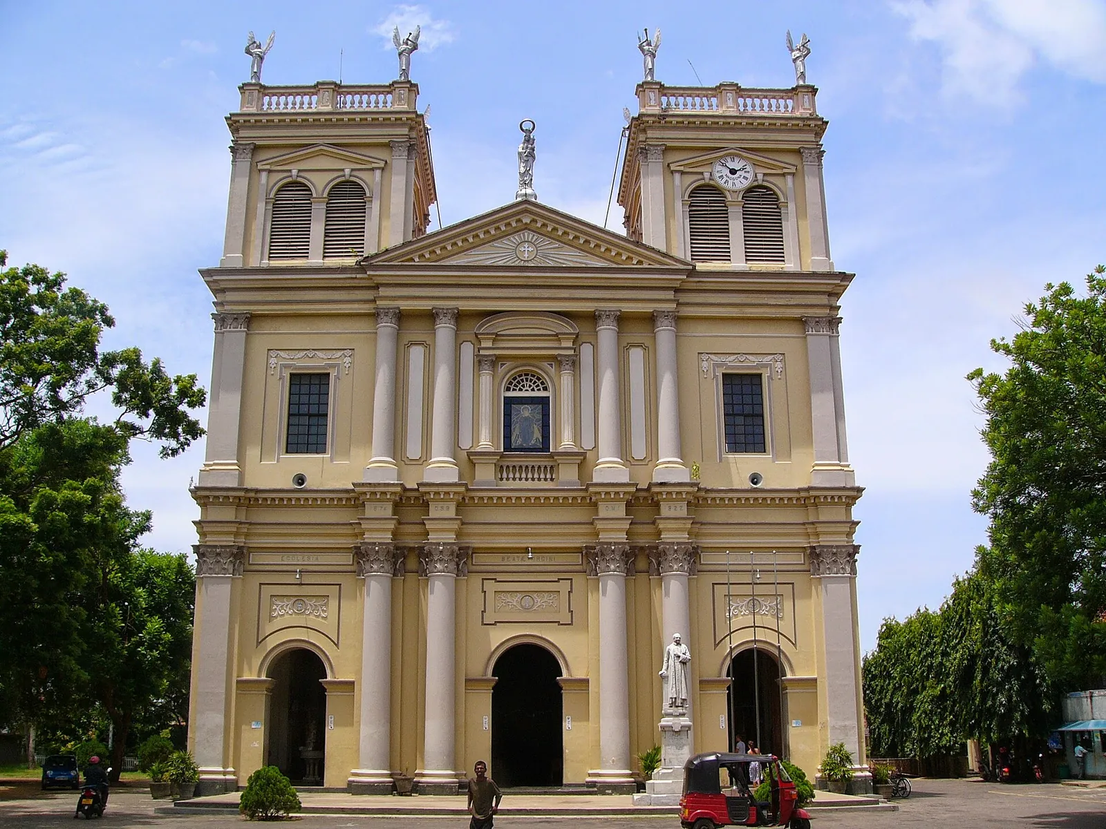 Coastal city of Negombo on Sri Lanka's west coast